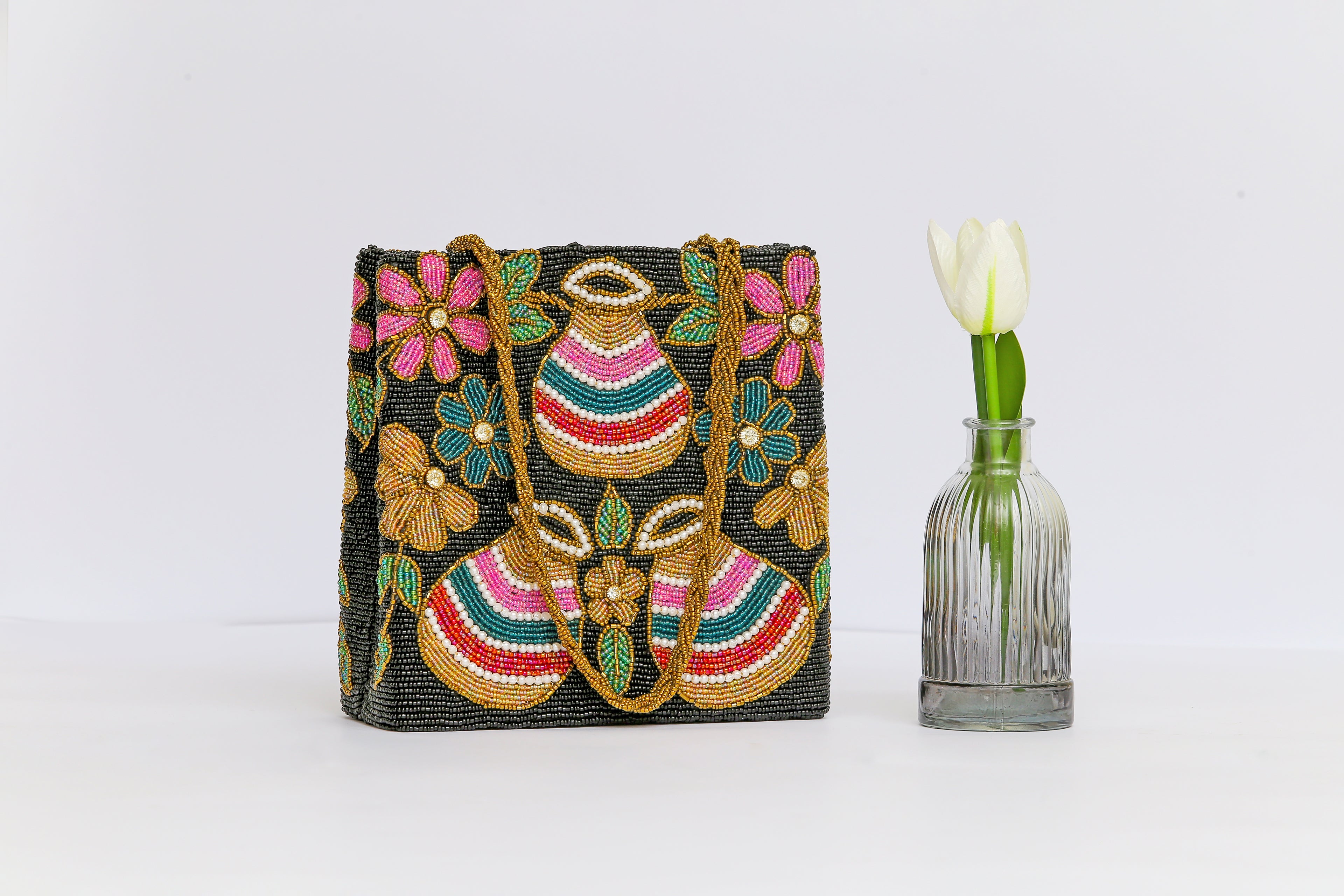Boho Beaded Bliss Tote 🌸