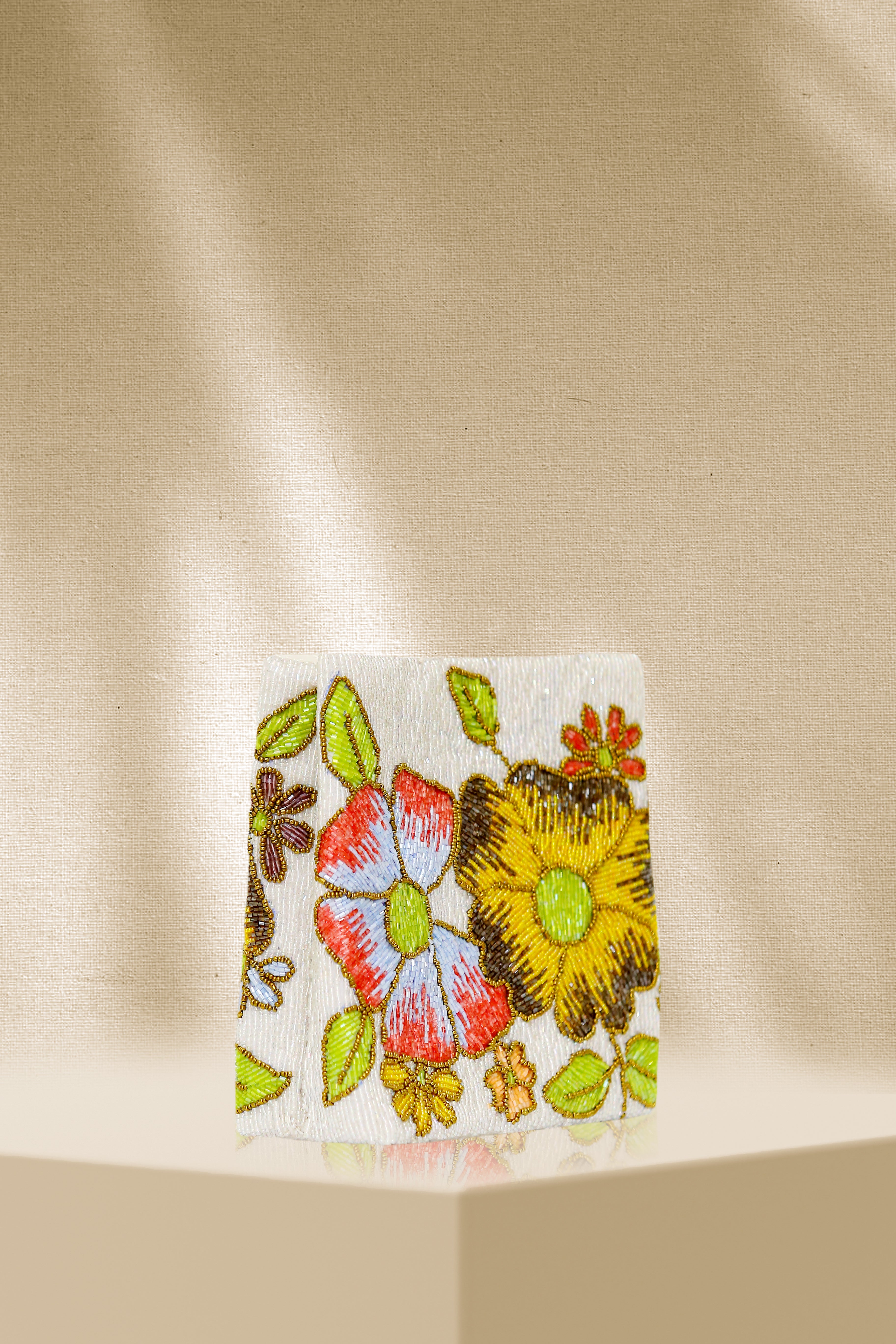 GARDEN BLOOM Handmade Beaded Tote