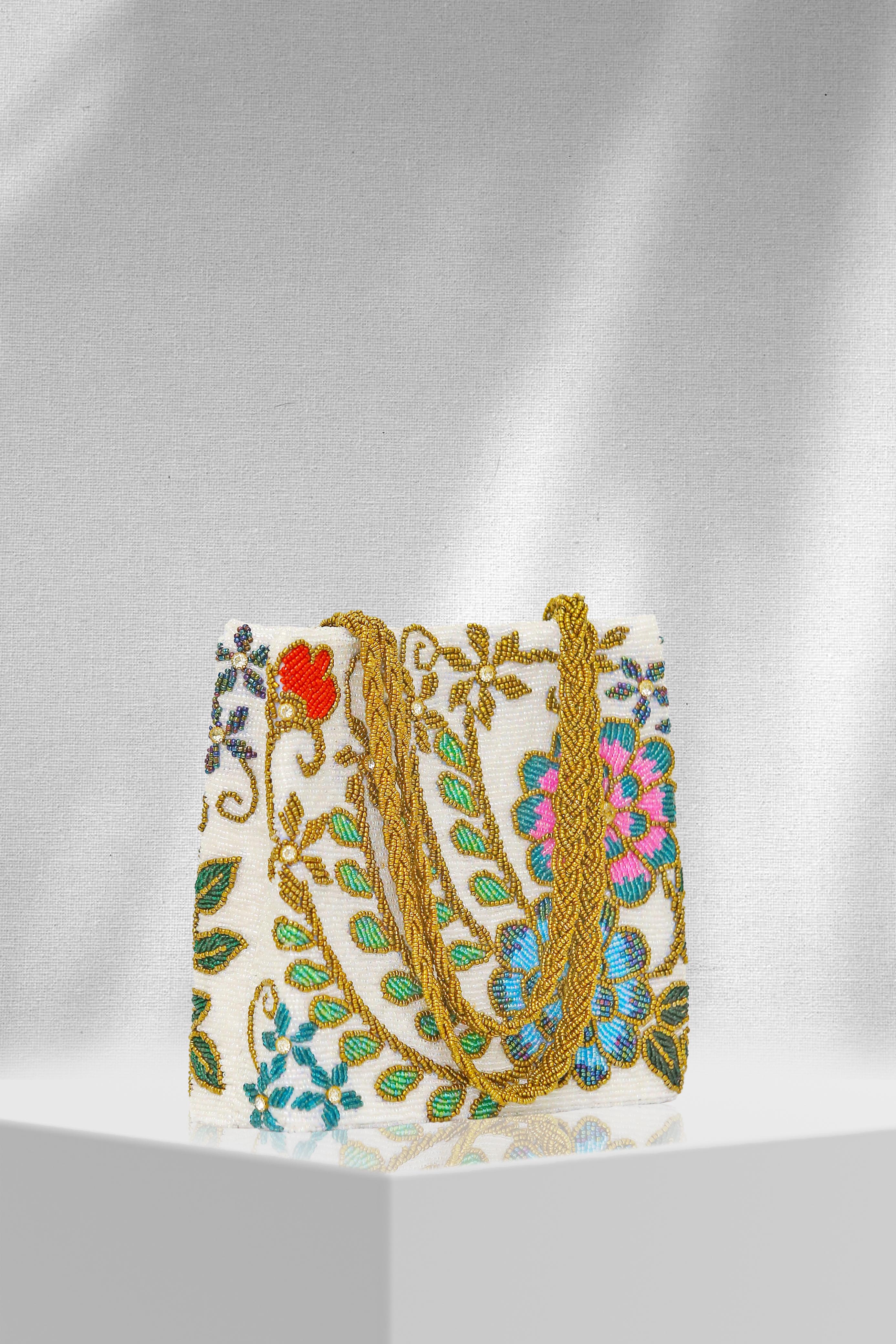 BloomThread – Hand-Beaded Artisan Tote